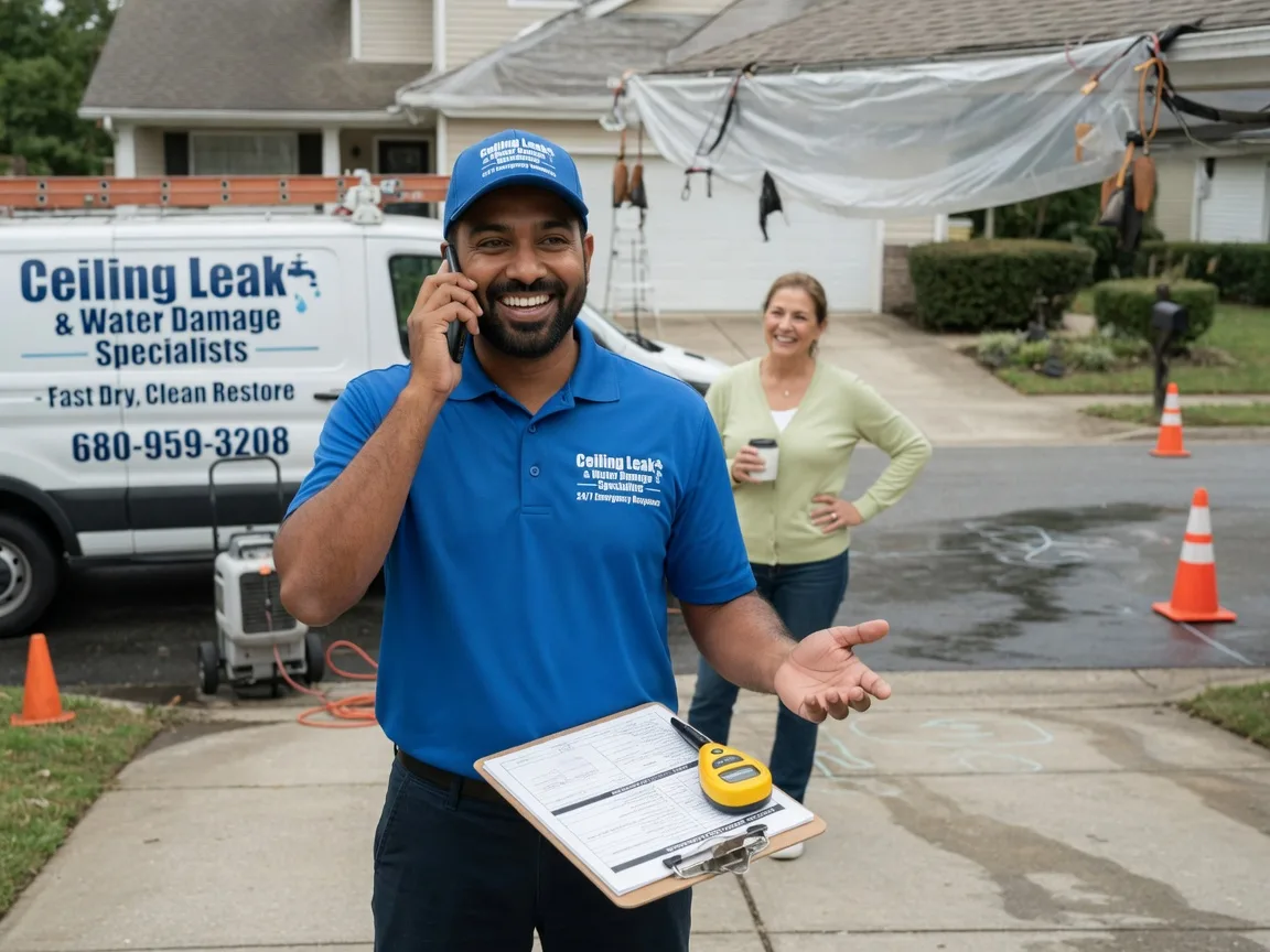 Ceiling Leak Cleanup Sumner, IA FAQs